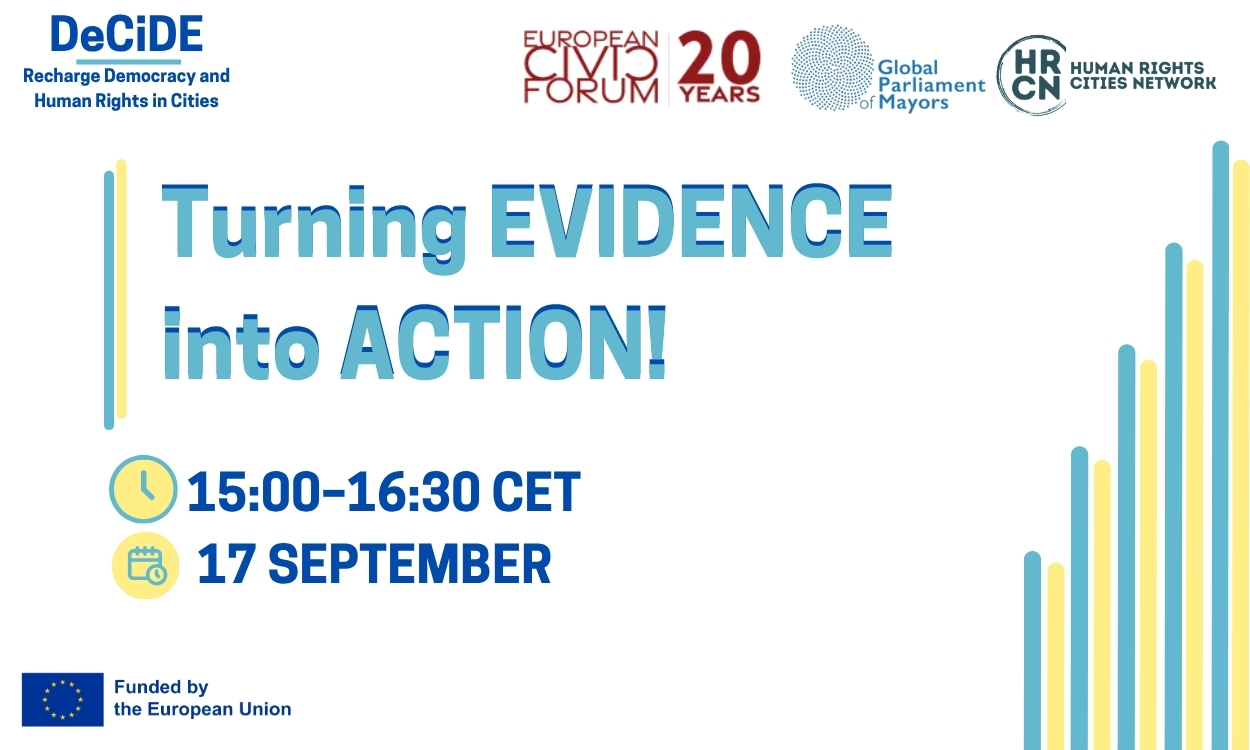 Webinar - DeCiDE project - monitoring